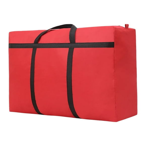 Inteprter Exquisita bolsa artesanal con gran apertura y bolsa de viaje de gran capacidad que no se rompe Almacenamiento y organización del hogar rojo-150L