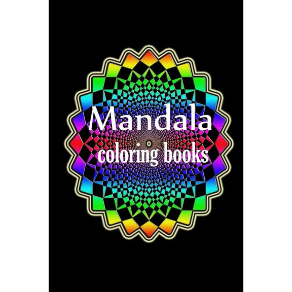 mandala coloring books, (Paperback)