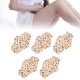 thumbnail image 1 of Almohadillas Menstruales Reutilizables, Botones A Presión, Tamaño M, Almohadillas Menstruales Lavables Súper Absorbentes, Estampado Floral, Suaves Para Mujeres, 1 of 7