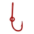thumbnail image 3 of Eagle Claw Hat Hook Candy Apple Red Fish hook for Hat Pin Tie Clasp or Money Clip Cap Fish Hook, 3 of 4
