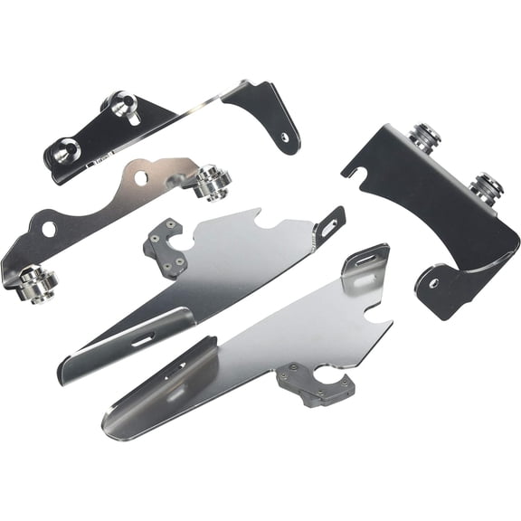 Memphis Shades MEM8962 Polished Trigger-Lock Mount Kit for Kawasaki VN900B Vulcan Classic Black