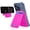 Hot Pink, variant on CreaDream Magnetic Wallet with RFID, Adjustable Stand and 5 Card Holder for iPhone 16/15/14/13/12 Series, Not for iPhone Mini, Sparkle Pink