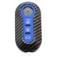 thumbnail image 5 of Kenally Funda de carbono para mando a distancia, funda portátil plegable de 3 botones para mando a distancia, funda protectora a prueba de Type1 NO1, 5 of 6