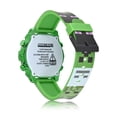 thumbnail image 3 of Minecraft Creeper Unisex Child Green LCD Watch, MIN4299WM, 3 of 4