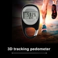thumbnail image 5 of 3D Step Counter, Walking Pedometer, Steps Tracker with Carabiner for Men Women Teens Adults Seniors, 5 of 7
