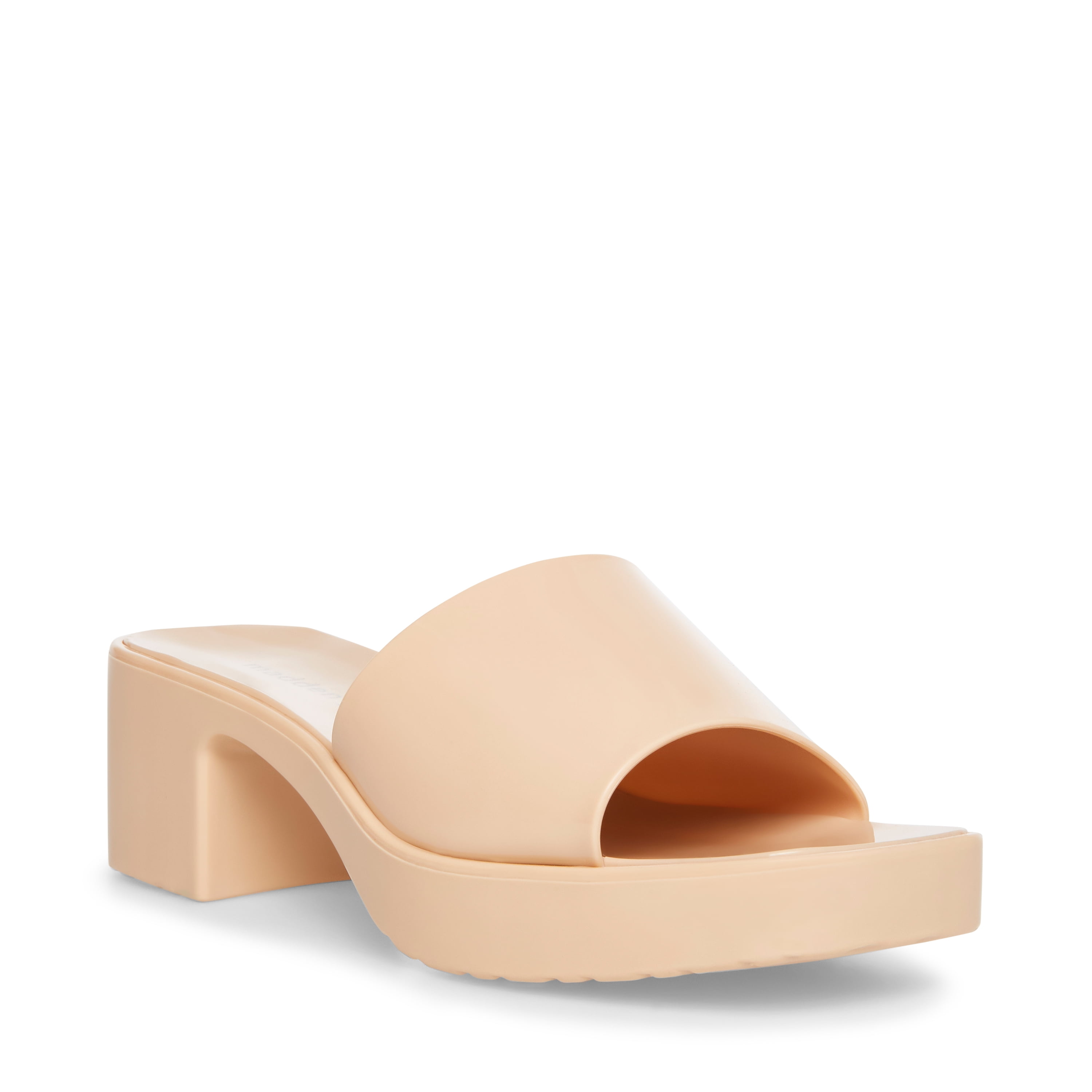 Madden Girl Women's Palacee Heeled Sandal, Nude, 9