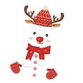 thumbnail image 3 of Toystoory Etiqueta engomada del refrigerador del tema de la Navidad etiqueta de la pared hogar Hotel vacaciones adhesivo decoración refrigerador Kits de decoración para fiestas, 3 of 6