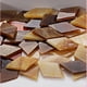 thumbnail image 5 of Materiales para manualidades con mosaico de vidrio transparente con forma de diamante, 50 g/bolsa, lámina de mica para bricolaje, mosaico de diamantes para bricolaje hecho a mano, 5 of 5