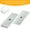 Silver, variant on 2PCS 2" Wide 4°Degree Steel Leaf Spring Degree Shims Silver