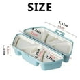 thumbnail image 3 of 6 in 1 Onigiri Mold, 6 in One Onigiri Mold, Triangle Sushi mold, Quick to Make and Easy to Store Carry and Clean, Foldable Design and Non-stick for Picnic & Daily Storing Sushi,2PCS(Blue+White), 3 of 8