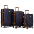 thumbnail image 1 of Dejuno 25DJ-8242-Navy Legion Ensemble de Bagages Rigides à Combinaison TSA, Marine - 3 Pcs, 1 of 5