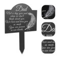thumbnail image 2 of Estaca decorativa conmemorativa del cementerio, estaca para cementerio, letrero de estaca para jardín, decoración insertada, 2 of 7