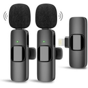 Wireless Lavalier Microphone for iPhone iPad, Broadcast Lapel Short Video Recording
