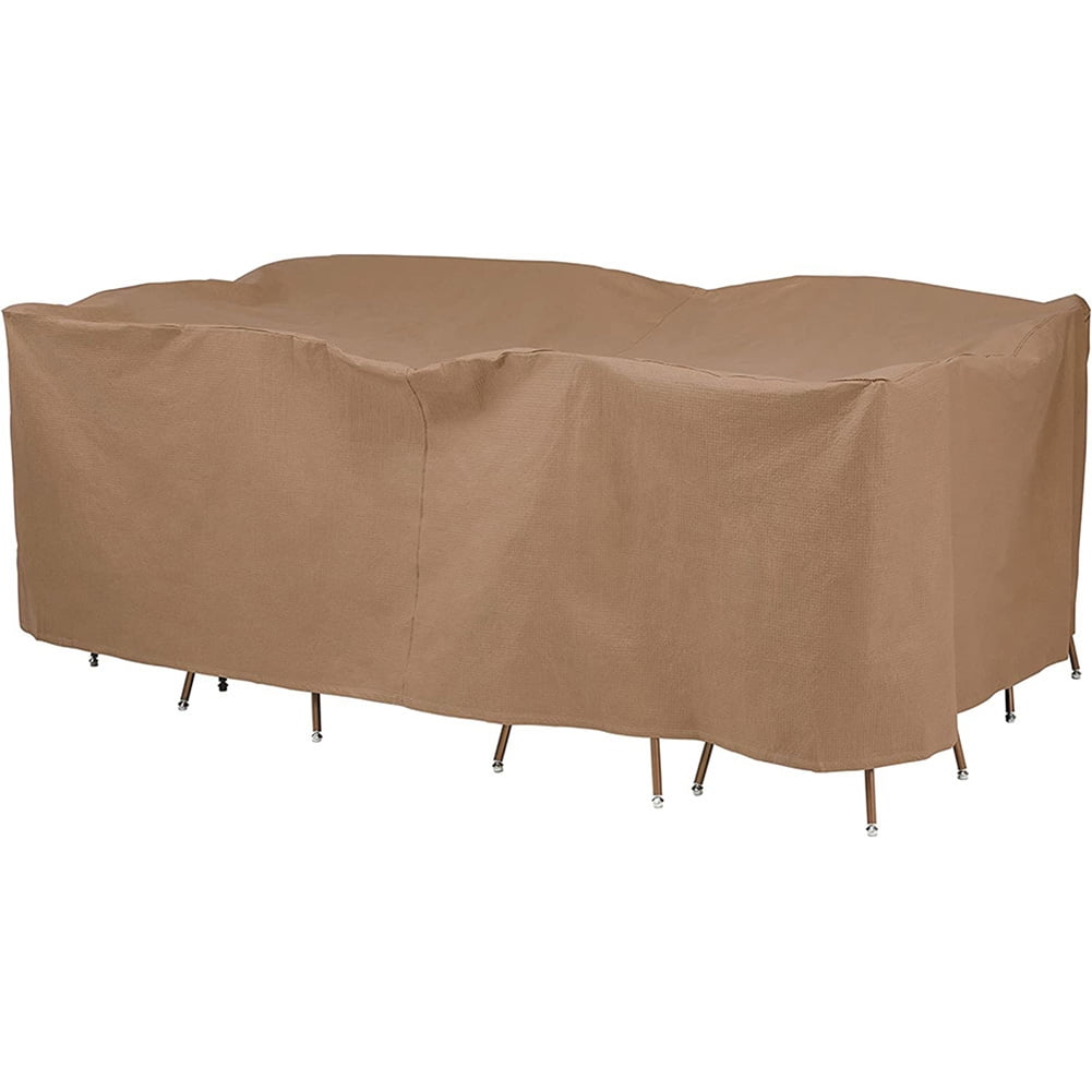 Essential WaterResistant 140 Inch Rectangular/Oval Patio Table & Chair