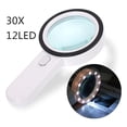 thumbnail image 1 of Lupa LED 30X Lupa con luz Lupa de mano, 1 of 10