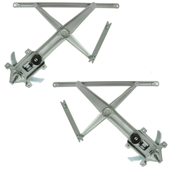 TRQ Manual Window Regulator Left & Right Pair Set of 2 for Chevy Colorado Canyon WRA50298