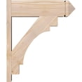 thumbnail image 3 of Ekena Millwork 7 1/2"W x 24"D x 28"H Merced Smooth Arts and Crafts Outlooker, Douglas Fir, 3 of 4