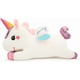 thumbnail image 2 of Unicornio HUOGUO de peluche con cuerno de arcoíris para niñas, 2 of 4