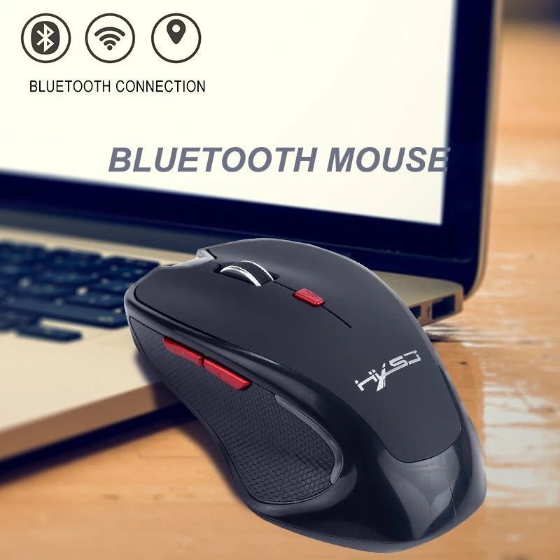 RHEA- Bluetooth Wireless Mouse 2400 Dpi Adjustable Optical Gaming Mice For Laptop Pc