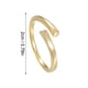 thumbnail image 2 of S925 Anillo de Plata Anillo Femenino Temperamento Anillo Abierto Adecuado para Todo Tipo de Escenas, 2 of 3