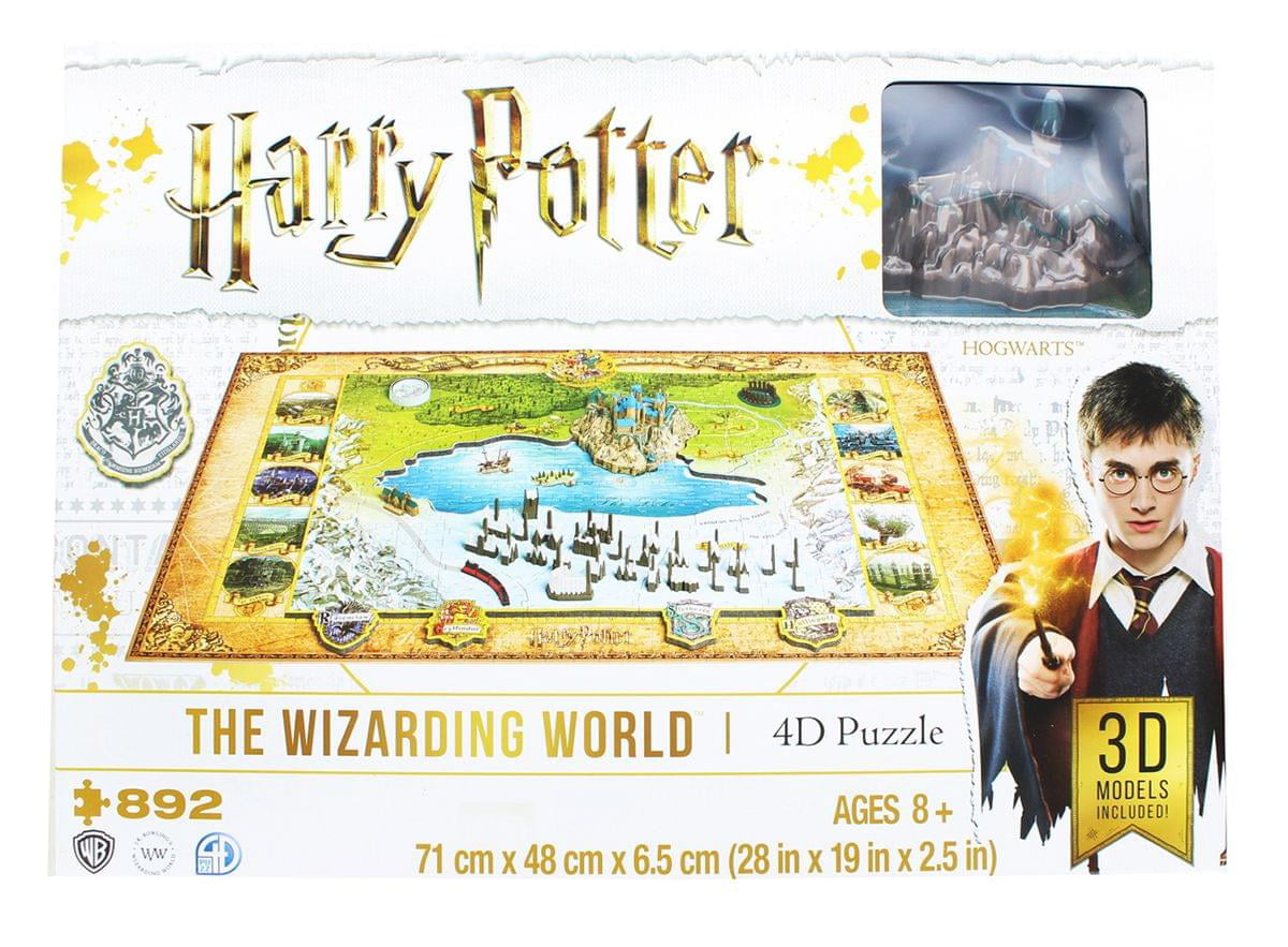 NEW Harry Potter The Wizarding World 4D Puzzle 892 Pieces 3 Layers Collector 