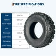 thumbnail image 3 of 2Pack 21X7-10 ATV Tires, 21X7x10 ATV UTV All Terrain Tires,Sport Front UTV Tires,6 PR, Tubeless, 3 of 5
