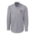 thumbnail image 2 of Men's Cutter & Buck  Charcoal Minnesota Golden Gophers Vault Easy Care Stretch Gingham Long Sleeve Dress Shirt, 2 of 3