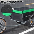thumbnail image 5 of BOFANG Folding Bike Cargo Trailer 20in Wheels, Utility Cart for Groceries & Pets,Green, 5 of 9