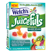 Welch's® Juicefuls, Island Splash Fruit Snacks 1 Ounce, 6 Pouches