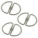 thumbnail image 1 of Yuarrent 6 piezas en forma de U llavero anillo latón tornillo llaveros hebilla llavero hogar al aire libre senderismo organizador suministros Artesanía Plata, 1 of 4