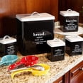 thumbnail image 3 of Set de 5 Recipientes Urban Canister Love and Lemons K022601 Negro y Blanco, 3 of 3