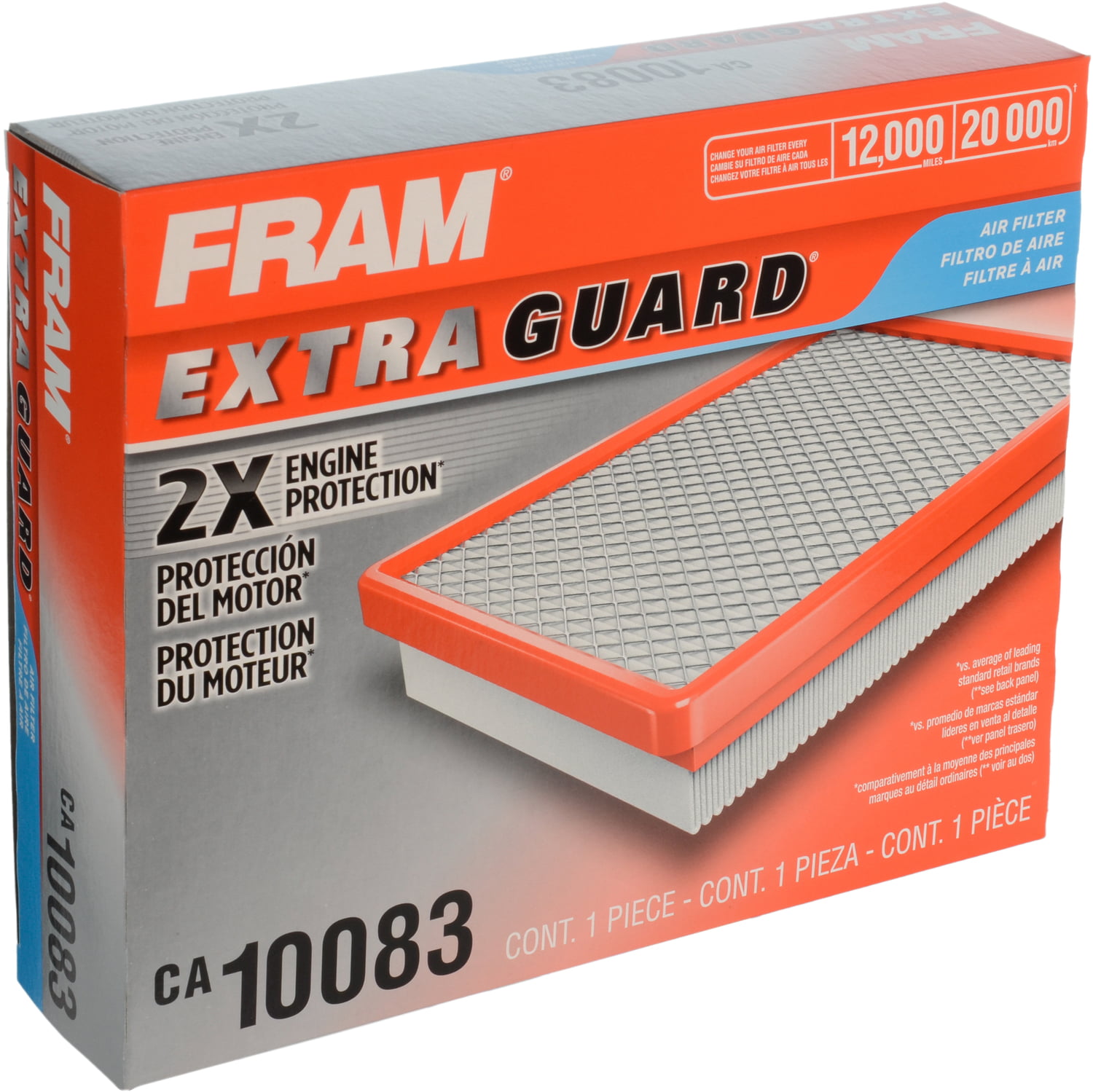 FRAM CA305 Extra Guard Round Plastisol Air Filter FRA:CA305