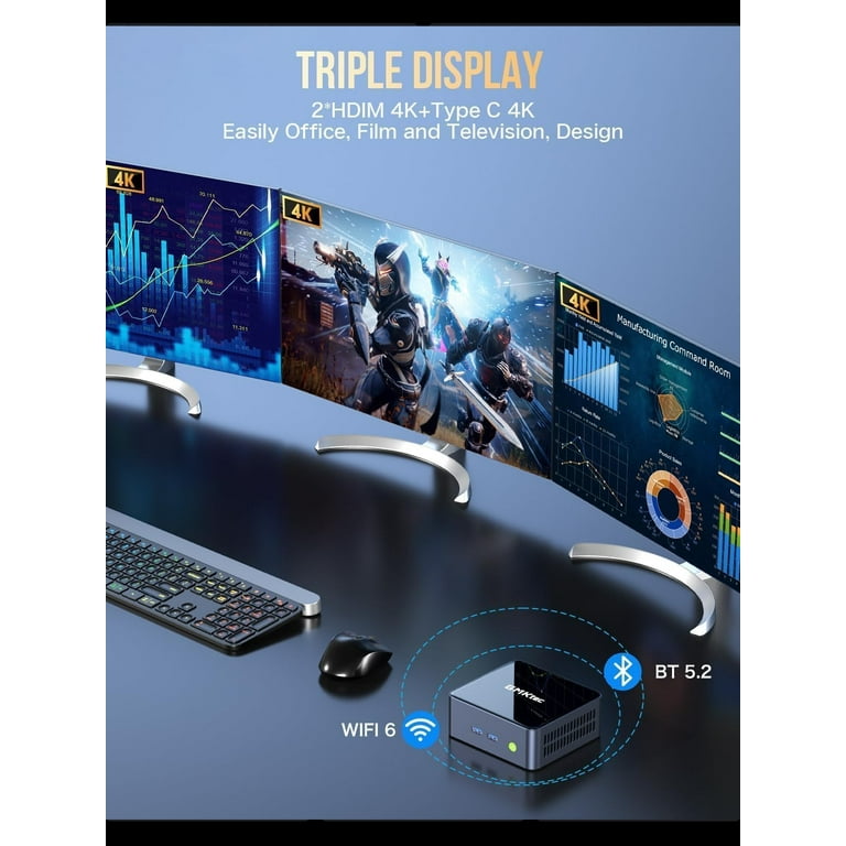 Free Shipping! GMKTec Mini PC with Intel Core i7-1195G7, 16GB DDR4