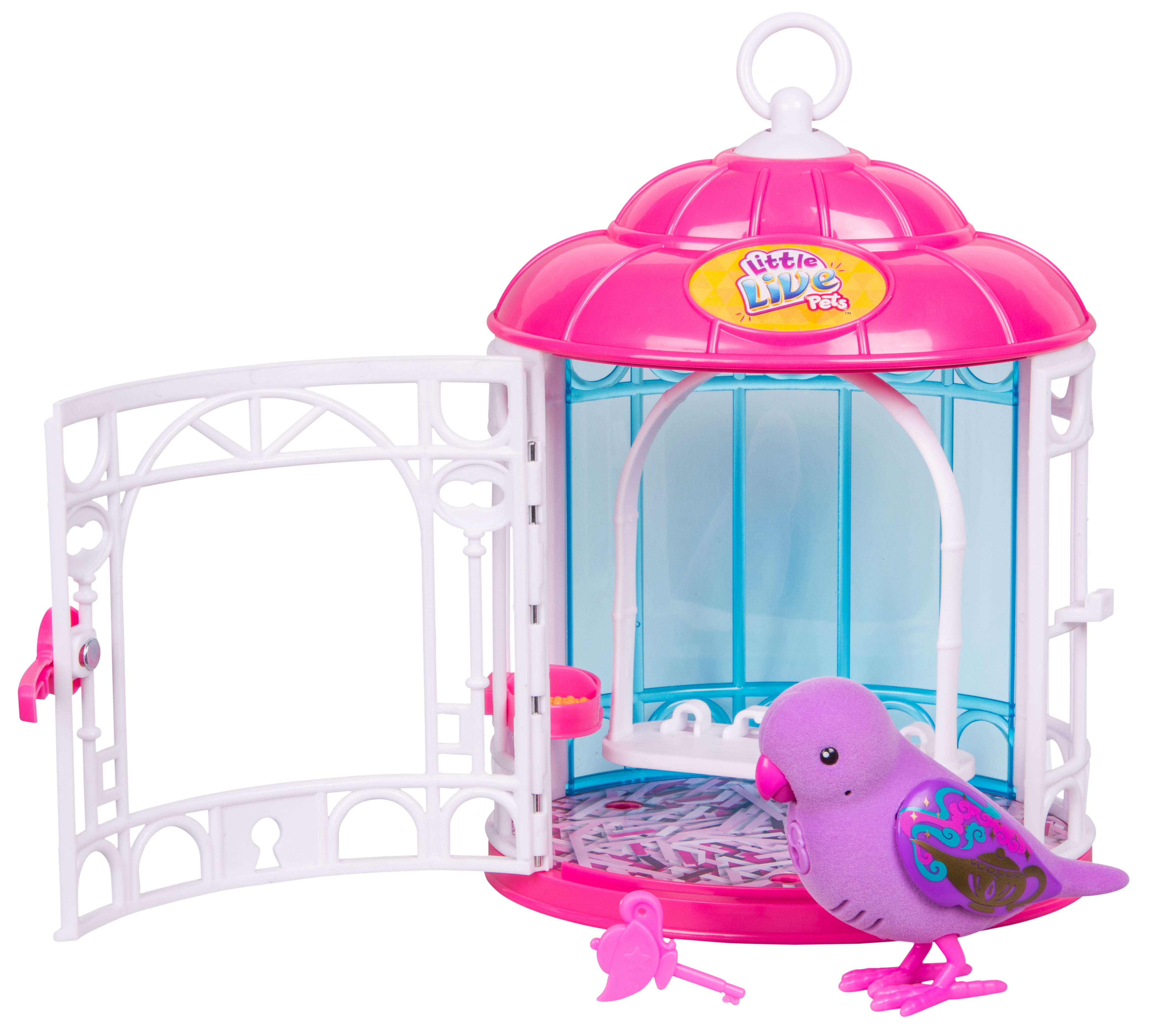 Little Live Pets - Lil' Bird & Bird Cage - Polly Pearl