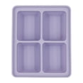 thumbnail image 6 of Hvmvliv Ice Trays 4-Compartments Rectangle-Shape Ice Cubes Trays Large Size Ice Blocks Making Molds with Removable Lids Reusable for Whiskey, Cocktail, Stackable Ice Cubes Purple, 6 of 6