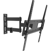 Full Motion TV Wall Mount Bracket for 26"-55" inch TVs, Articulating Arm Fits Single Wall Wood Studs