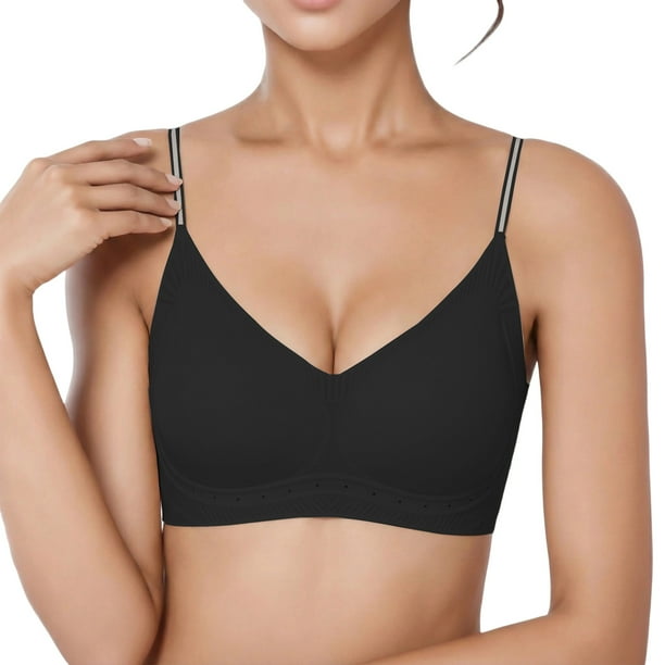 Brasier Sujetador Push up sin Costuras, Cómodo y sin Aros, con Sujeción Ligera y Cobertura Suave. Grande