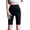 Black, variant on Plus Size Pants for Women Casual Straight-Leg Solid Short Stretchy Yoga Pants Confy Pull-On Trousers Fitness Butt Lifting Quick Dry Yoga Pants Summer Trousers 2026