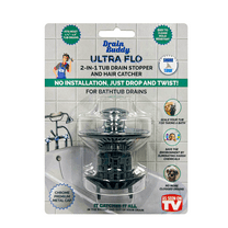 Drain Buddy Ultra Flo Tub Chrome Metal Cap