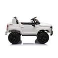 thumbnail image 2 of Chevrolet 24 V Ride on Cars for Kids, Licensed Chevrolet Silverado 2 Seater Powered Ride On Toys Cars with Remote Control, Electric Car for Kids 3-8 w/Music Player/LED Headlights/Safety Belt, White, 2 of 11