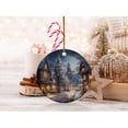 thumbnail image 1 of Festive Christmas Village Ornament, Winter Wonderland Scene, Holiday Home Decor, Rustic Ch - As Picture - 3-Pack, 1 of 1