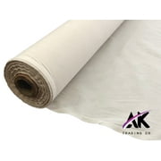 AK Trading 60 Wide Natural Muslin Fabric, 100% Cotton Fabric, Unbleached 1 Yard