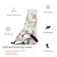 thumbnail image 3 of Salouo Roses Flowers Pattern 1 Pack Bath Towel, Quick Drying Towels Premium Towels for for Body, Sport, Yoga, SPA, Fitness-31.5"x63", 3 of 8