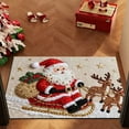 thumbnail image 5 of Woven Christmas Diatom Mud Mat - 23.6x15.7in Multicolor Non-Slip Polyester Door Mat, Soft Bath Entrance Rug for Bathroom Holiday Decor & Festive Home Accent, 5 of 6