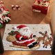 thumbnail image 5 of Felpudo Navideño Tejido | Felpudo Navideño Multicolor de Poliéster | Alfombra de Baño Antideslizante de Diatomeas | Felpudo Suave y Duradero para Decoración Del Hogar y Bienvenida de Temporada, 5 of 6