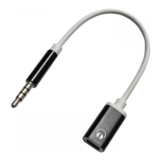 Cable adaptador de audio para auriculares con convertidor tipo C a conector de 3,5 mm