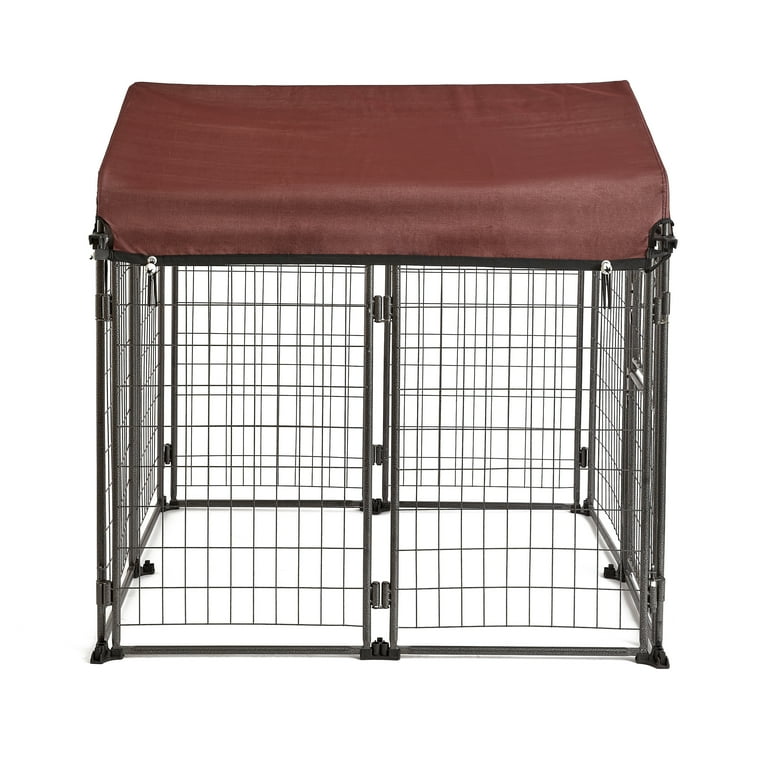 Two by Two 4' x 4' x 4 ½' Haven Expandable Kennel - Walmart.com
