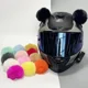thumbnail image 4 of 2 piezas de casco de motocicleta lindo y creativo con orejas de gato de peluche, bolas decorativas para casco de motocross, accesorios adhesivos para estilismo de cosplay, 4 of 5