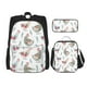 thumbnail image 1 of Disketp Funny Chicken Mochila Estampada de Gran Capacidad con Lonchera y Estuche, Set de 3 Piezas para Estudiantes, 1 of 7
