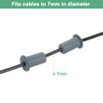 thumbnail image 4 of Uxcell 2Pcs Cable Routing Kit for 3/4" Wall Hole 1.5" Length Wall Grommet Grey, 4 of 7